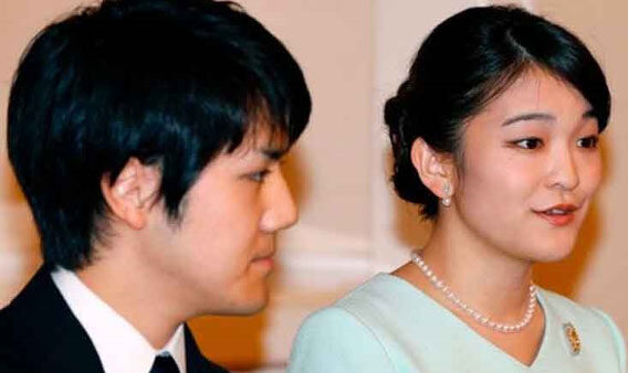 காதலரை கரம் பிடித்தார் ஜப்பான் இளவரசி